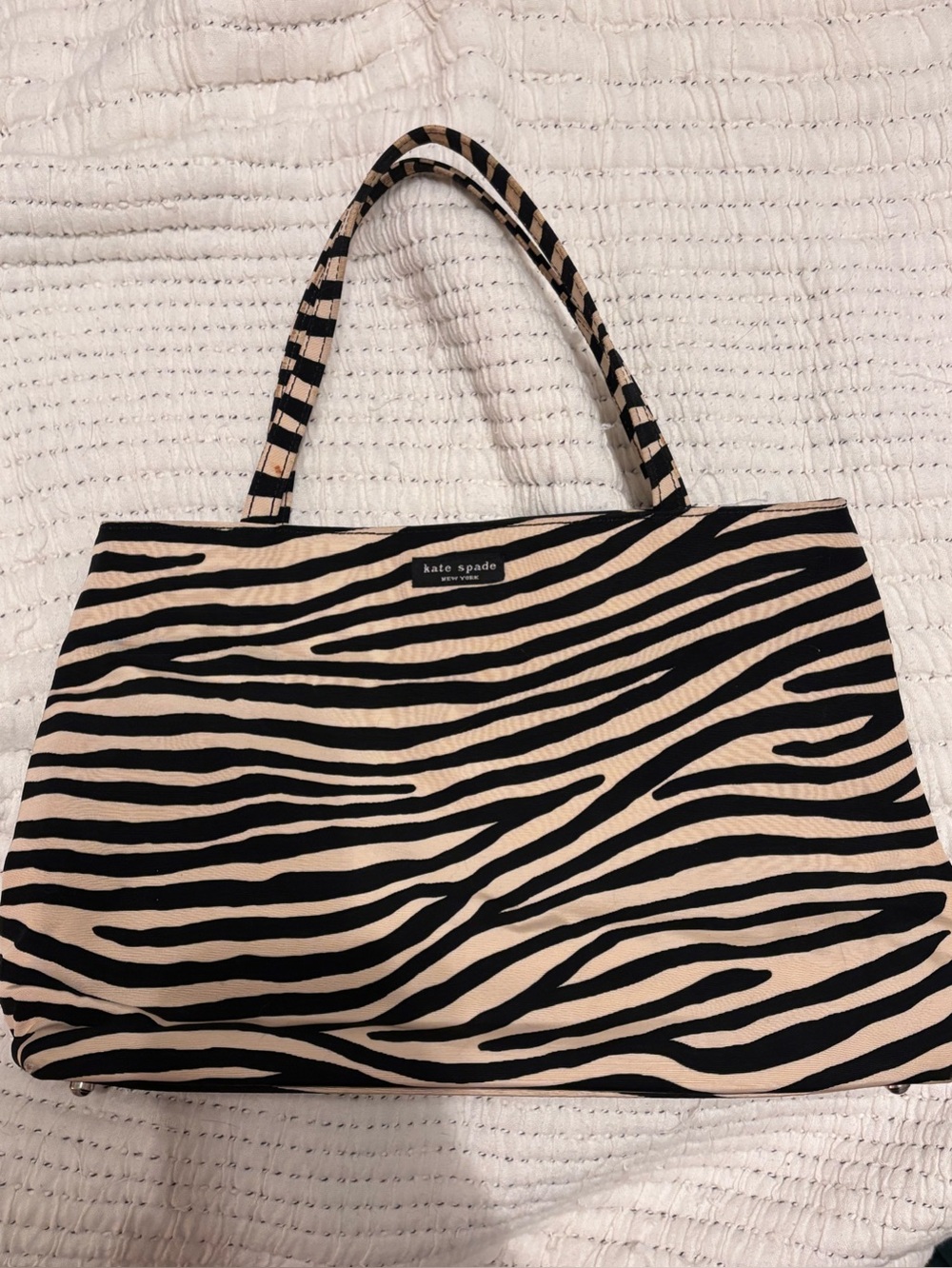 Vintage Kate Spade Purse - Zebra Print